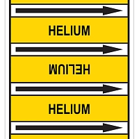 Značení potrubí, helium